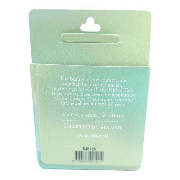 TARA Silver Plated Green Enamel Lucky Shamrock Slide Charm New Old Stock - Picture 4 of 4